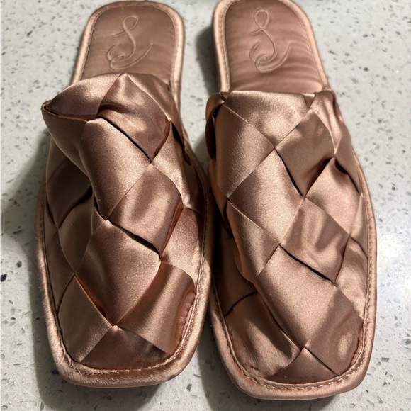 Sam Edelman Elegant Satin Braided Slide Slippers - Picture 3 of 5